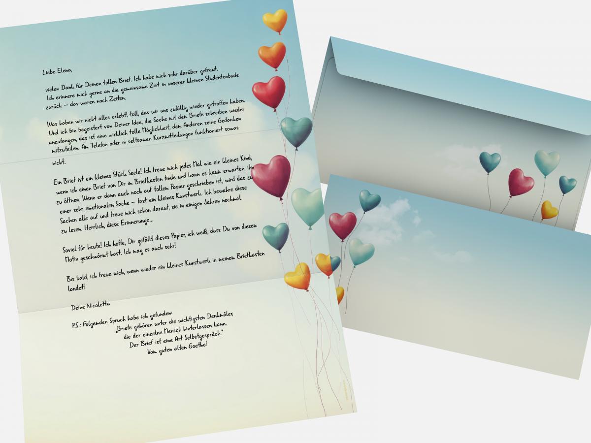 Stationery Love is in the air Writing paper